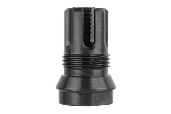 Breek Arms 3FO-S Short Flash Hider 9mm 1/2x36 with Nitride finish for durability.